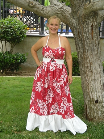 Peony's  Sweetheart Maxi Dress Sizes XS to XL Adults PDF Pattern