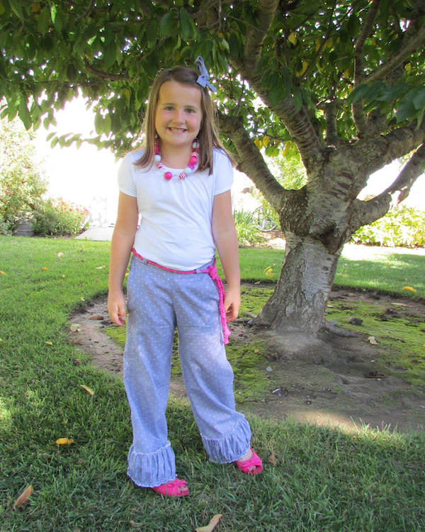 Harleigh's Scalloped Capris and Pants Sizes NB to 15/16 Kids and Dolls PDF  Pattern