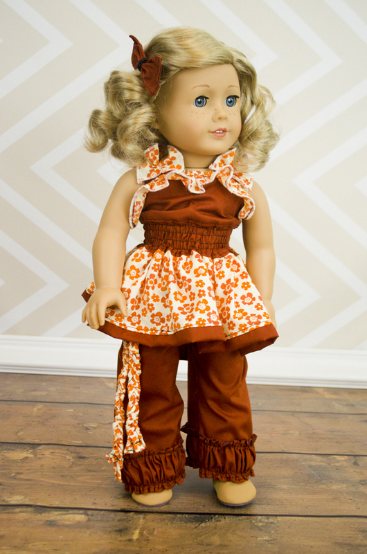Clarissa's Belted Pants and Capris Sizes NB to 15/16 Kids and Dolls PDF Pattern