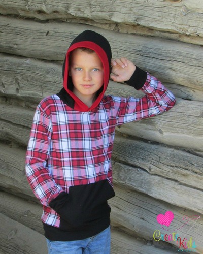 Boys hooded sales t shirt