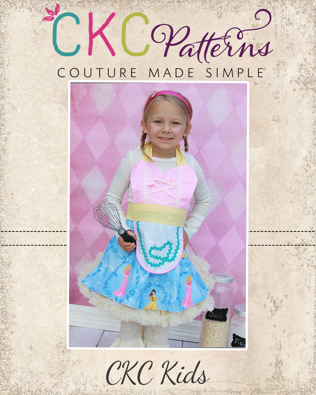 Teronia's Reversible Sweetheart Apron Sizes 6/12m to XL Adults PDF Pattern