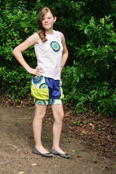 Brenna's Bubble Pocket Shorts Sizes 6/12m to 15/16 Kids PDF Pattern