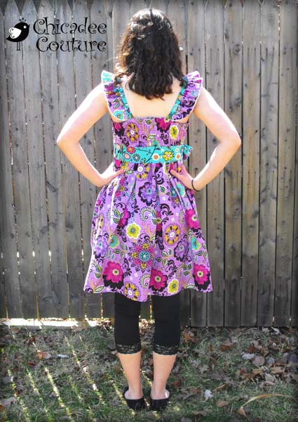 Bethany's Fancy Party Dress Sizes XS to XL Adults PDF Pattern