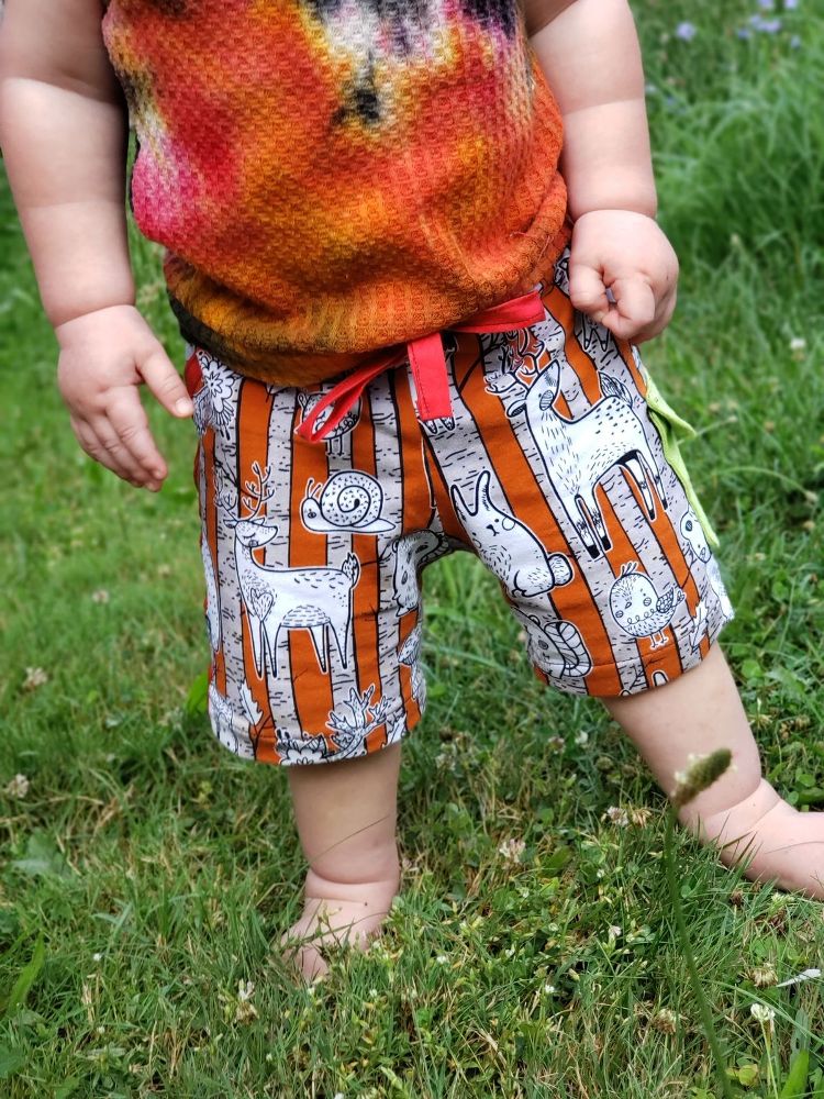 Greg's Knit Shorts Sizes NB to 14 Kids PDF Pattern