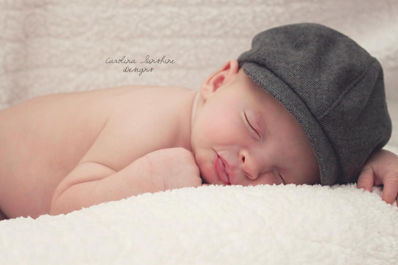 baby newsboy hat sewing pattern