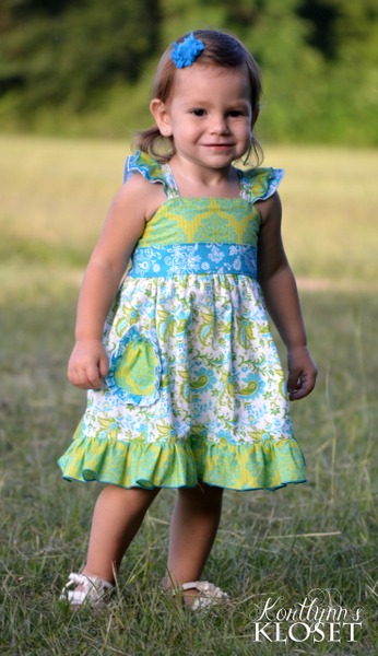 Dahlia's Double Flutter Pocket Top, Dress & Maxi Sizes NB to 15/16 Kids ...