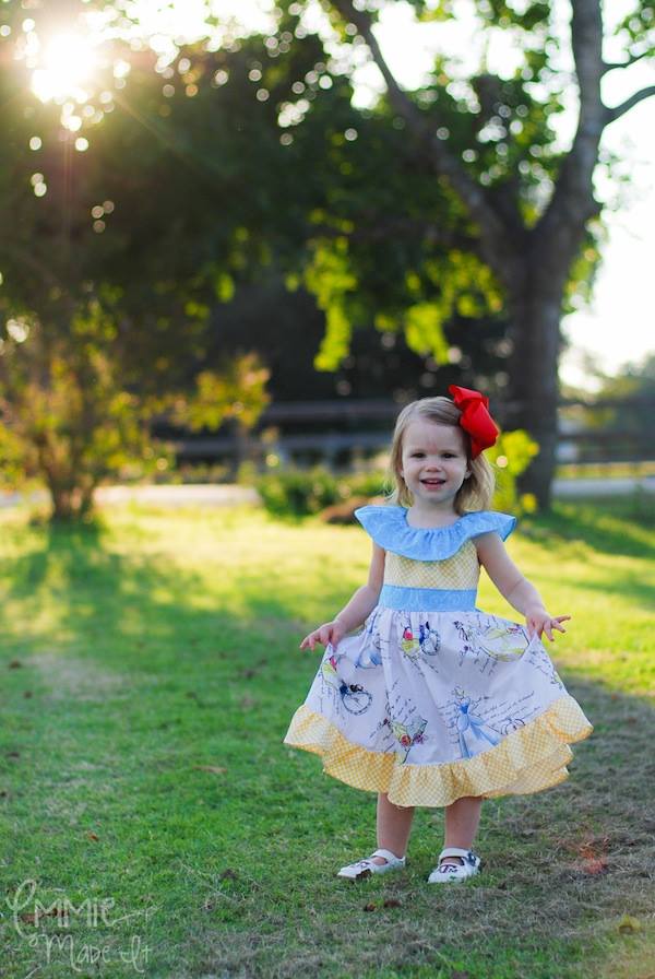 Adelaide's Ruffle Neck Top, Dress & Maxi Sizes 6/12m to 8 Girls PDF Pattern