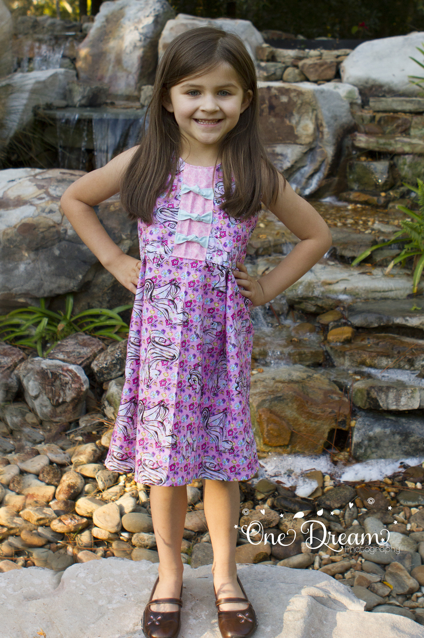 Samantha's Knotted Party Dress Sizes 6/12m to 8 Kids PDF Pattern