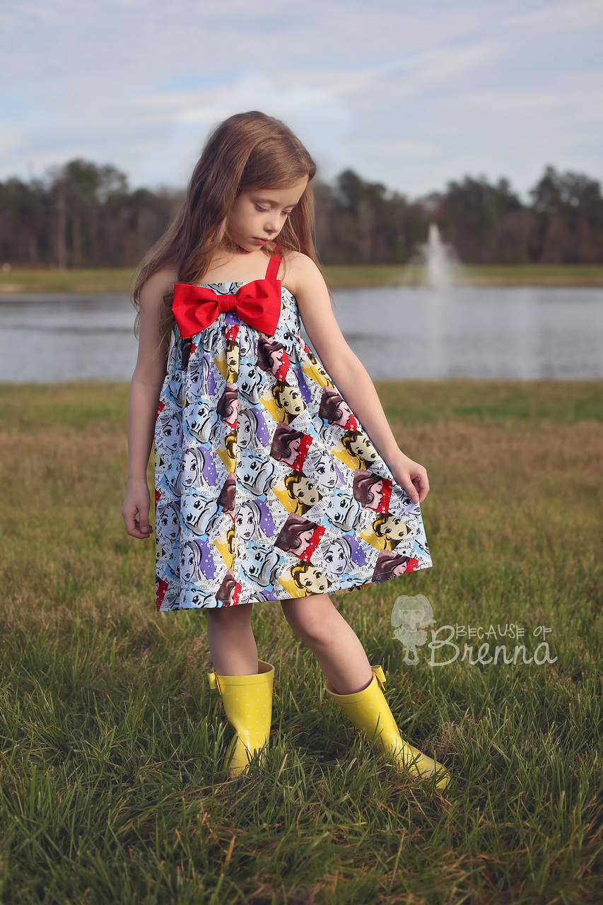Hattie's Simple Bow Top, Dress, and 