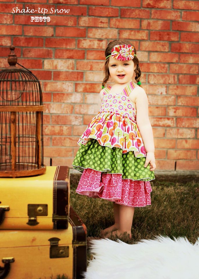 Kara's Triple Ruffle Pants and Capris Sizes NB to 8 Kids and Dolls PDF  Pattern