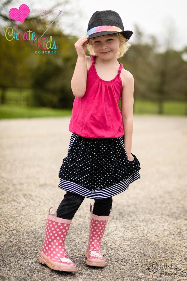 Brewster's Bubble Pocket Skirt Sizes NB to 15/16 Kids and Dolls PDF Pattern