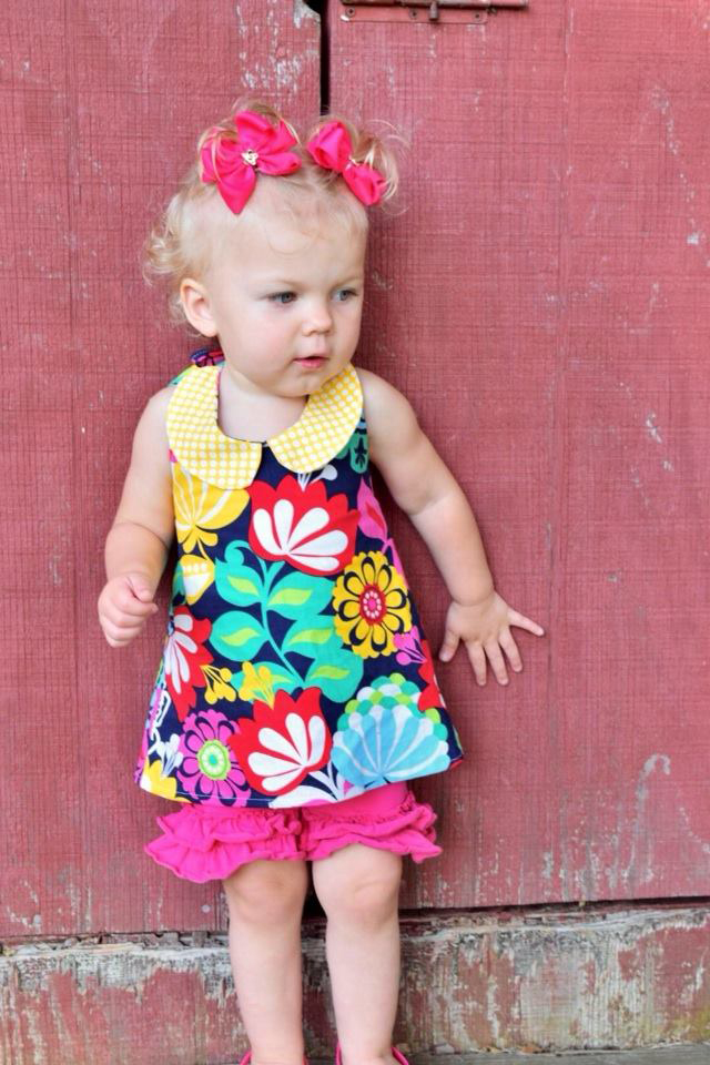 Sparrow's A-Line Halter Top, Tunic, and Dress Size NB to 15/16 Kids and Dolls PDF Pattern