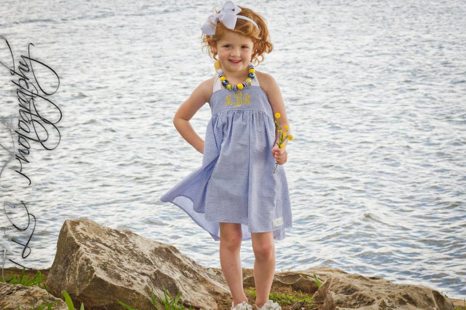 Amber's Simple Halter Top and Dress Sizes 6/12m to 15/16 Girls and Dolls  PDF Pattern