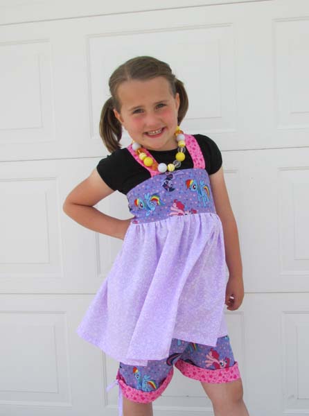 Amber's Simple Halter Top and Dress Sizes 6/12m to 15/16 Girls and Dolls  PDF Pattern