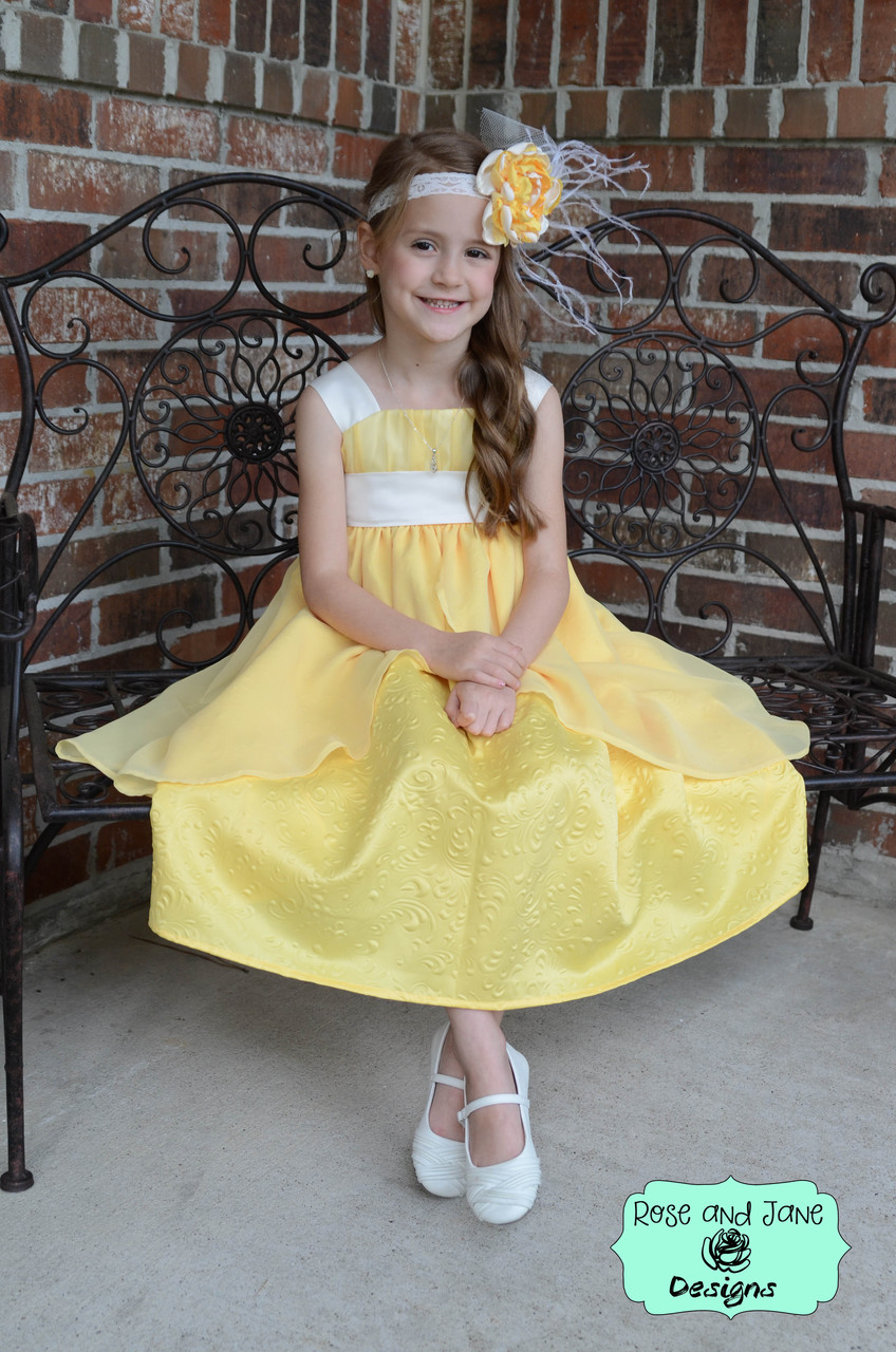 Simone's Chiffon Simple and Ruffled Dress Sizes 6/12m to 8 Kids PDF Pattern