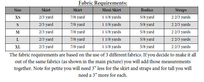 Harlow's Infinity Dress Size XS to 5X Adults PDF Pattern