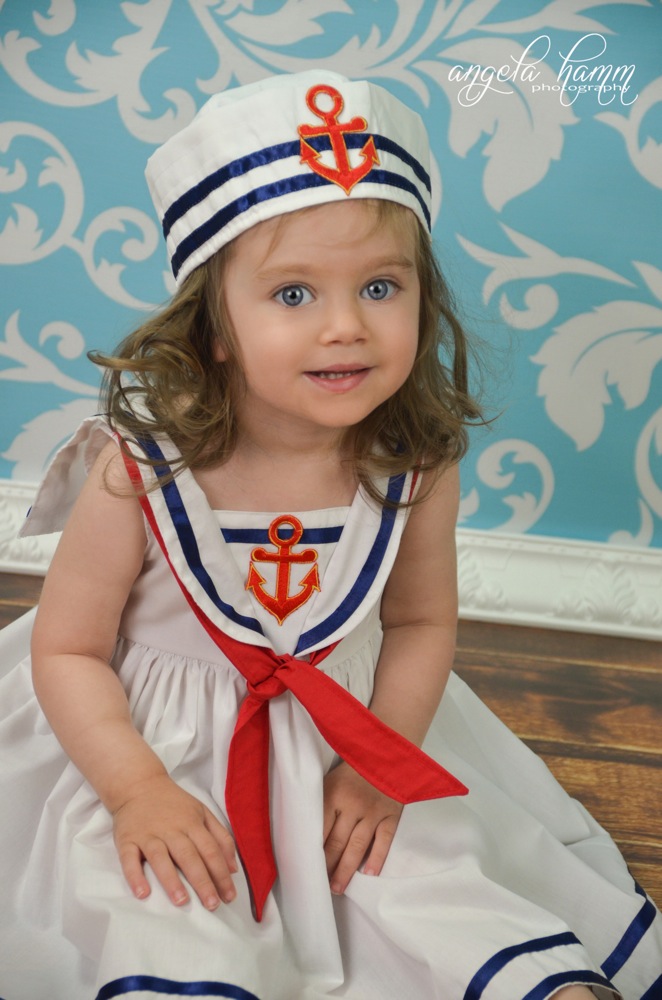 Sybil’s Sailor Dress & Top Sizes 6/12m to 8 Kids PDF Pattern
