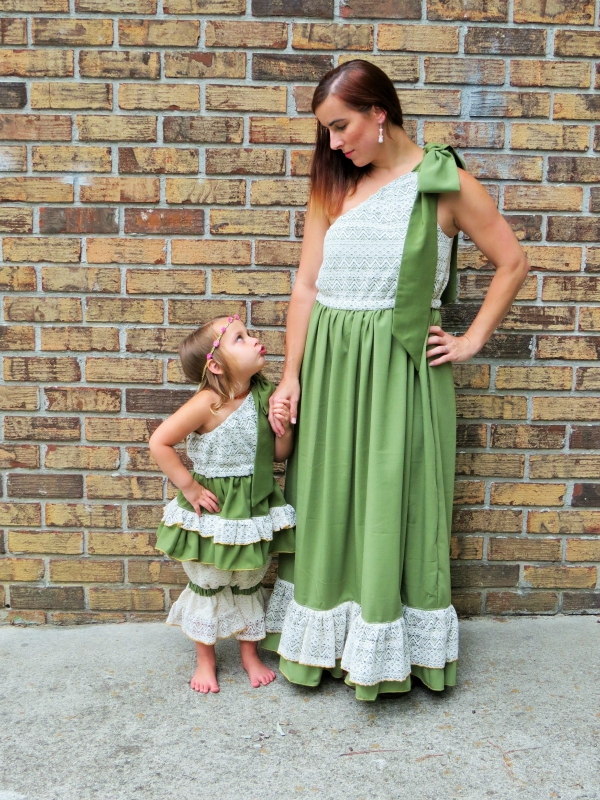 Aria's One Shoulder Top, Dress, and Maxi Sizes XS to XL Adults PDF Pattern