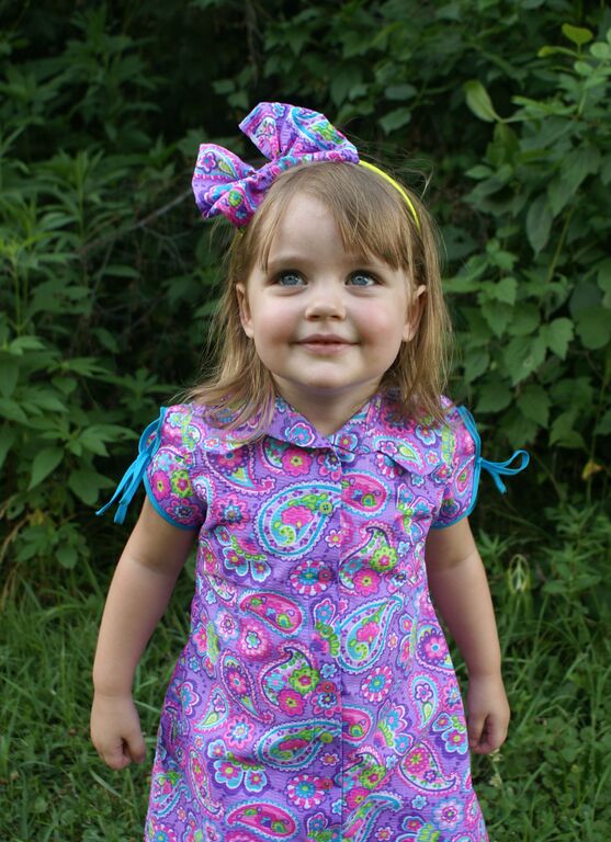 Candice’s Button-Up Dress and Top Sizes 6/12m to 8 Girls PDF Pattern