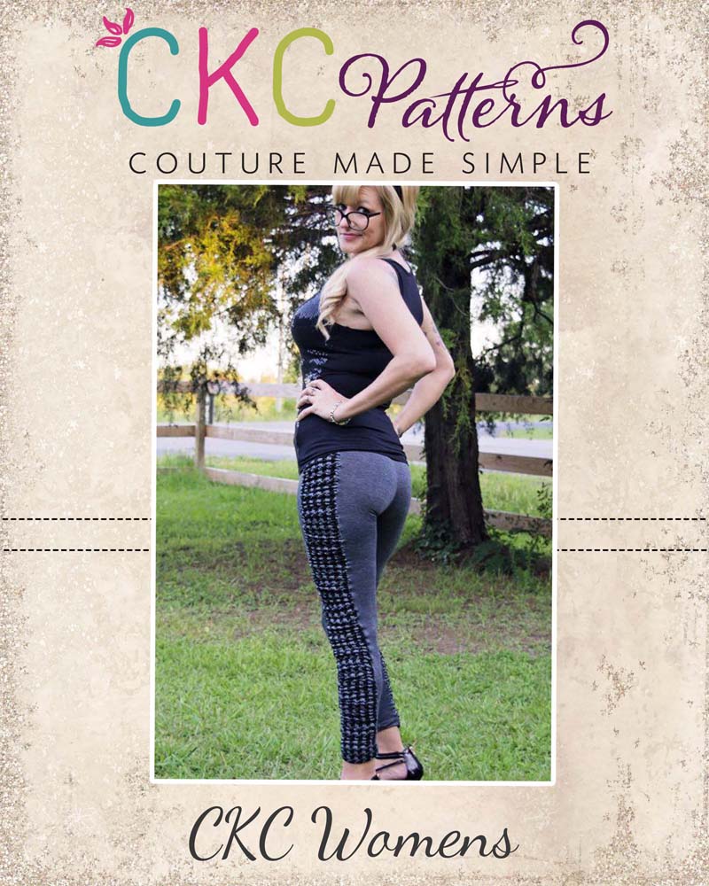 Leggings Pdf Sewing Pattern for Women Sizes 38 / 40 / 42 RU Model No.974 