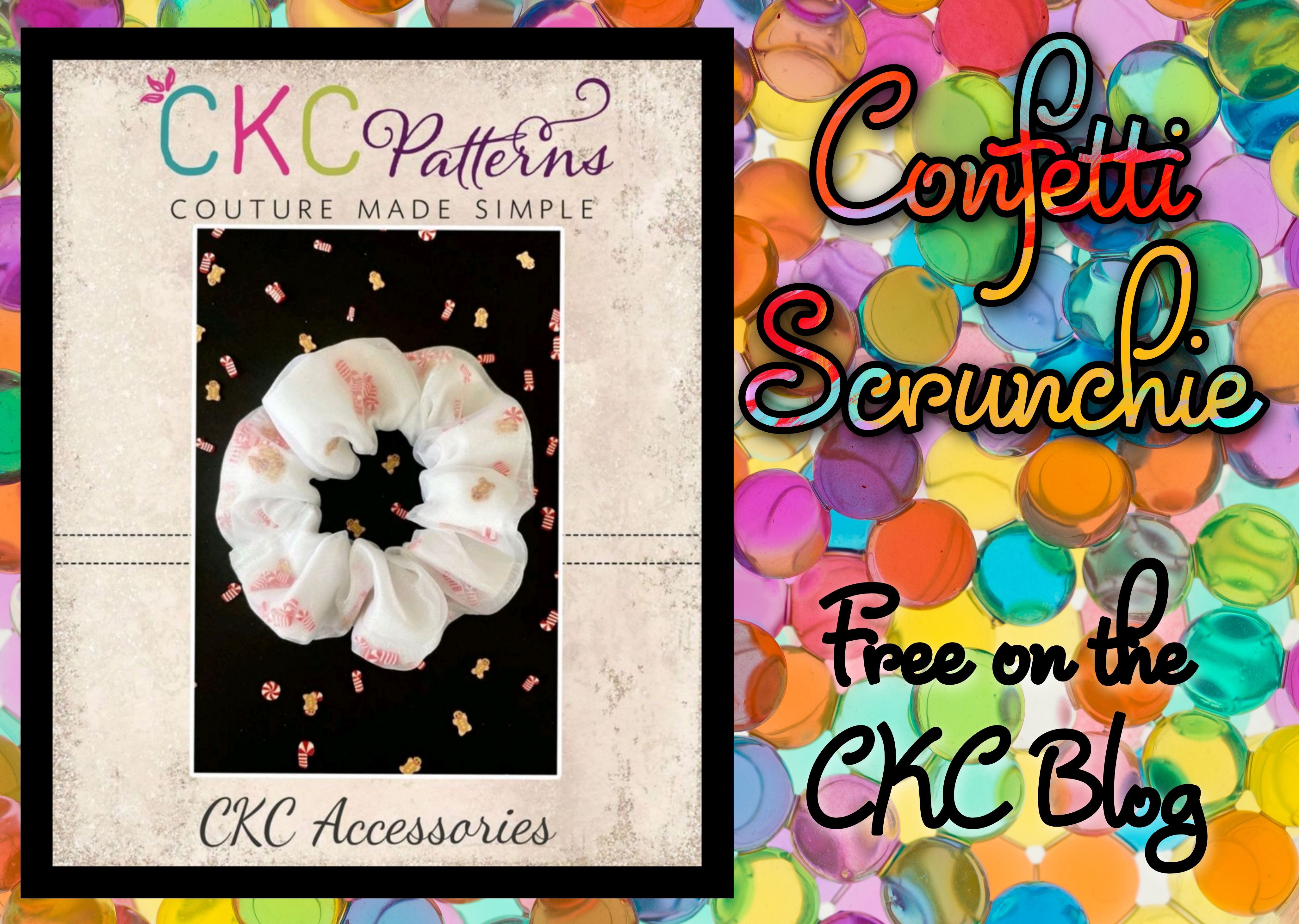 12 Days of Christmas: Confetti Scrunchie - Create Kids Couture