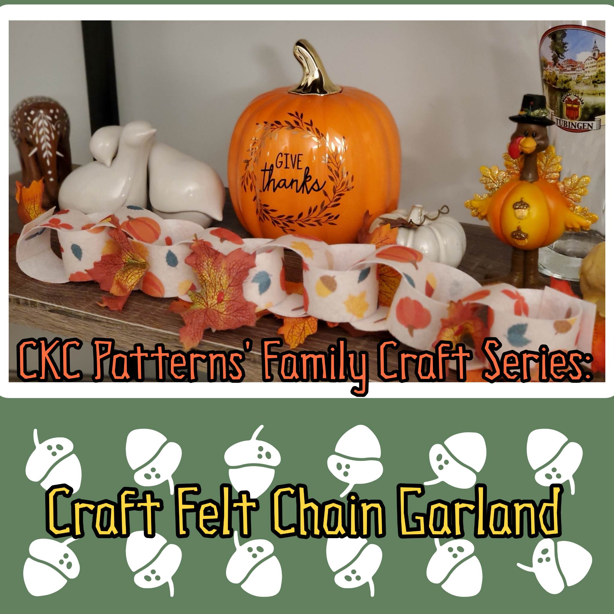 Family Craft Series Craft Felt Chain Garland Create Kids Couture