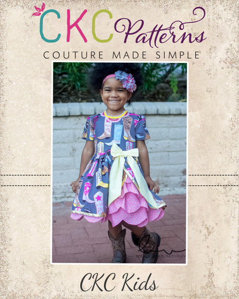 Ellie's Scalloped Party Dress PDF Pattern