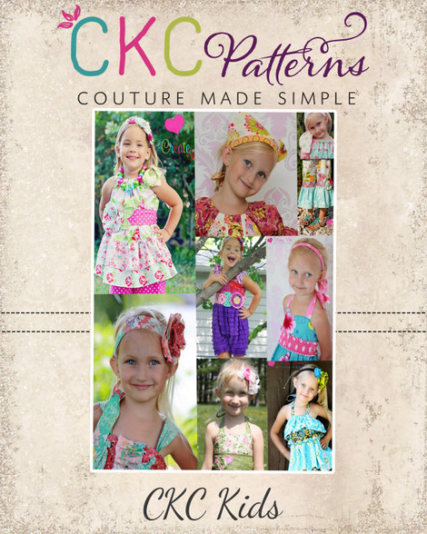 Megan's Accessory Pack Sizes 6/12m to 8 Kids PDF Pattern