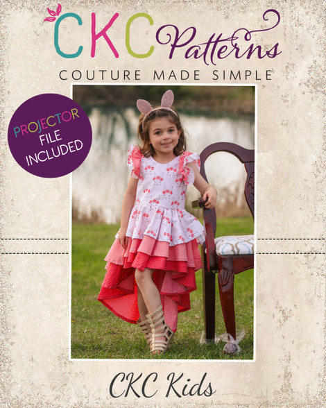 Paramore's Tiered Dress Sizes 2T to 14 Kids PDF Pattern