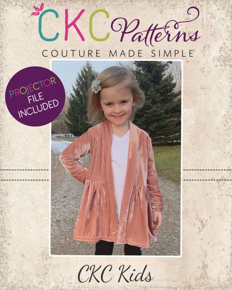 Susan's Swing Cardigan Sizes 2T to 14 Kids PDF Pattern