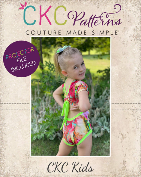 Makinley's Mesh Leotard Sizes 2T to 14 Kids PDF Pattern