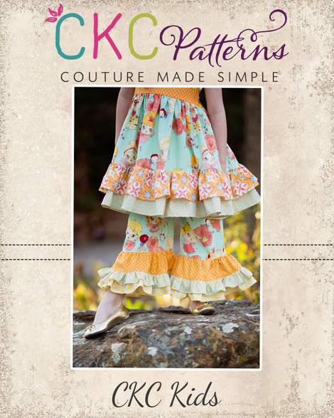 Kenadi's Swing Pants & Capris Size 6/12m to 8 Kids PDF Pattern
