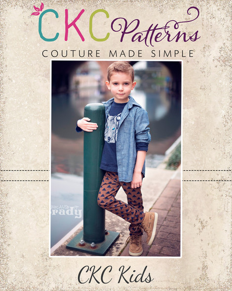 Landon's Knit Pants Sizes NB to 8 Kids PDF Pattern