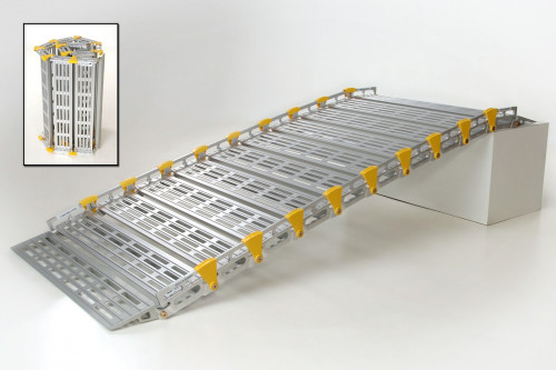 Roll-A-Ramp® 9' x 30'' Portable Aluminum Ramp A13008A19