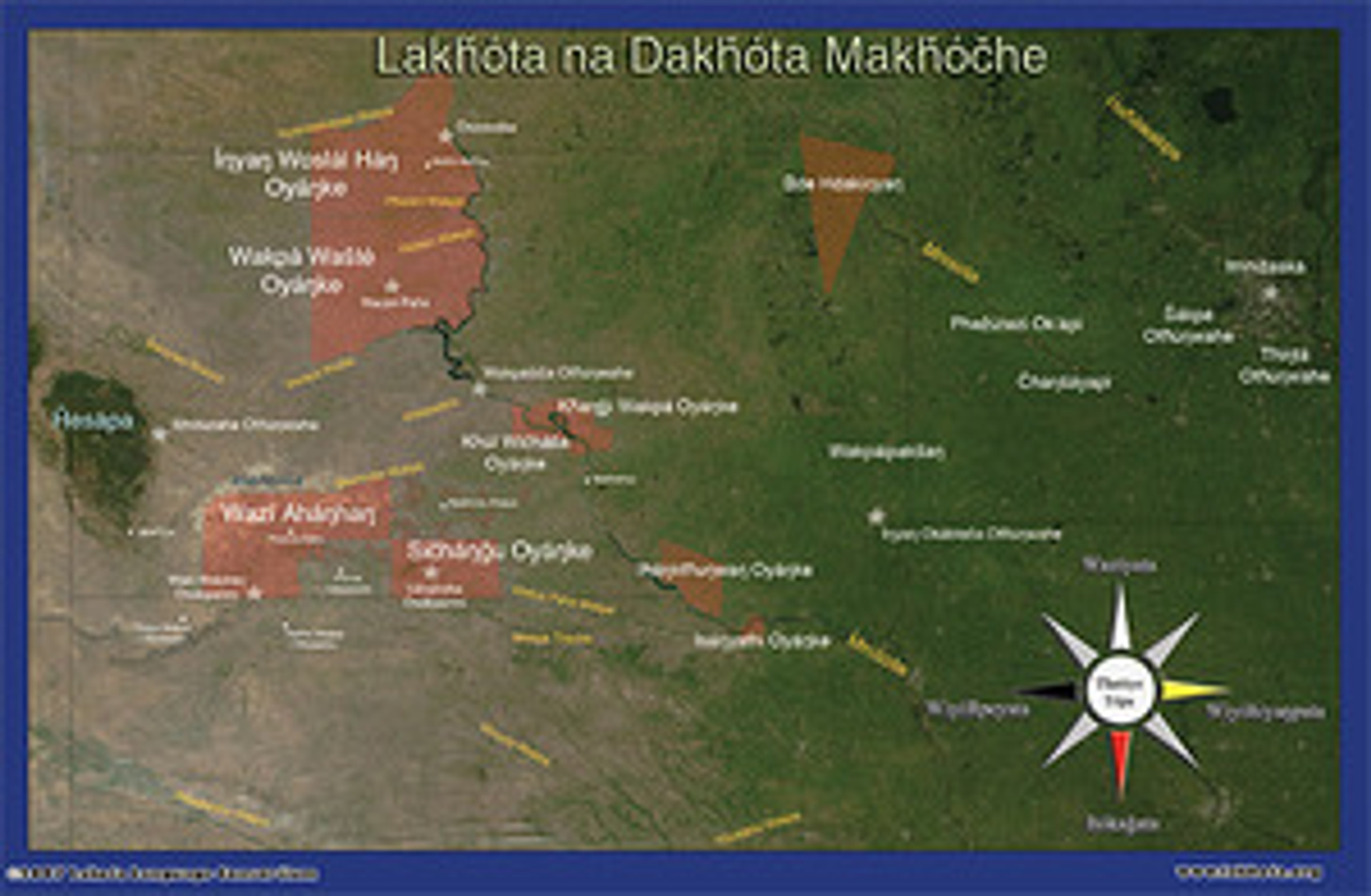 Lakota Country (map) LLC Bookstore