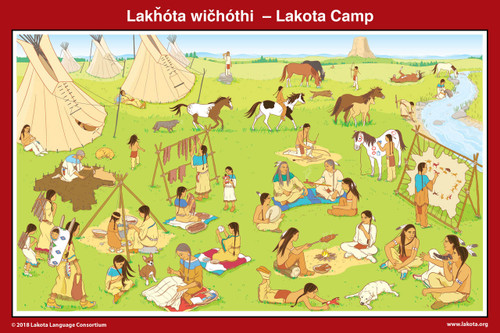 Lakota Camp Poster