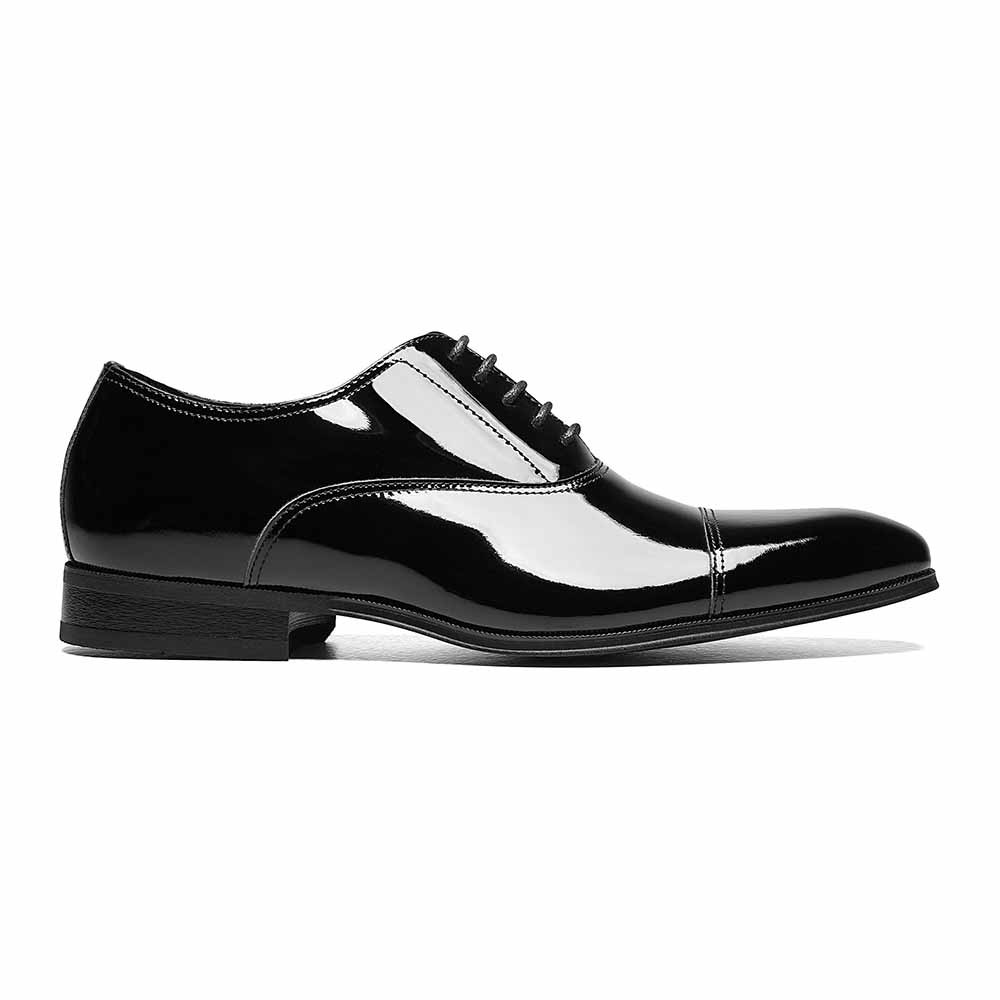 Florsheim Men 10.5 D Black Leather Cap Toe Oxford Dress Shoes Lace Up Tuxedo Florsheim Remi Leather Cap Toe Oxfords, Black | Dress Shoes  main image 2