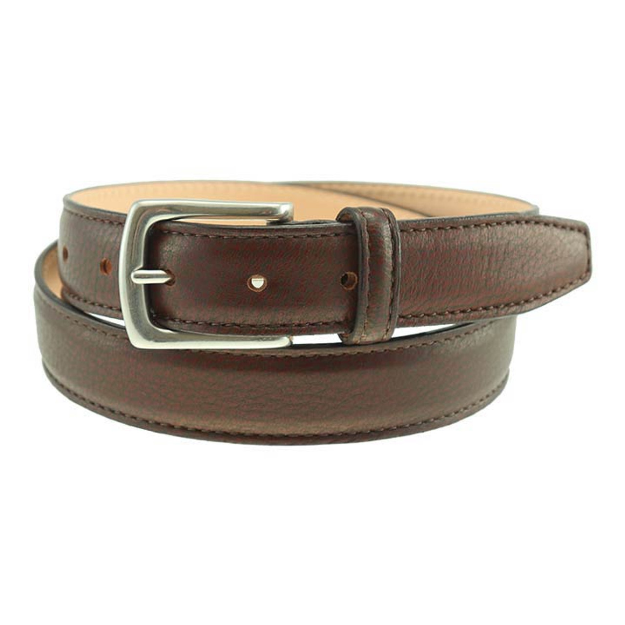 Men's TB-Buckle Leather Belt