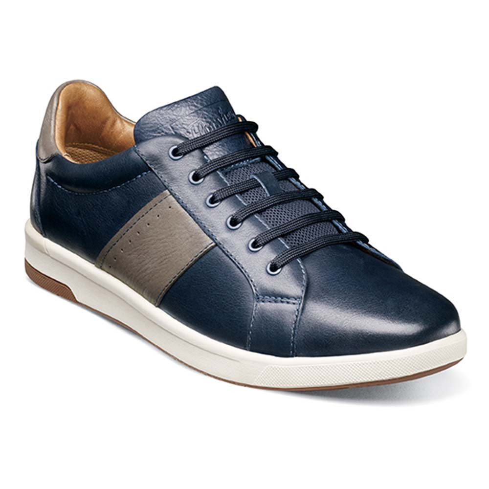 Florsheim Crossover Navy Leather Men's Lace to Toe Sneaker