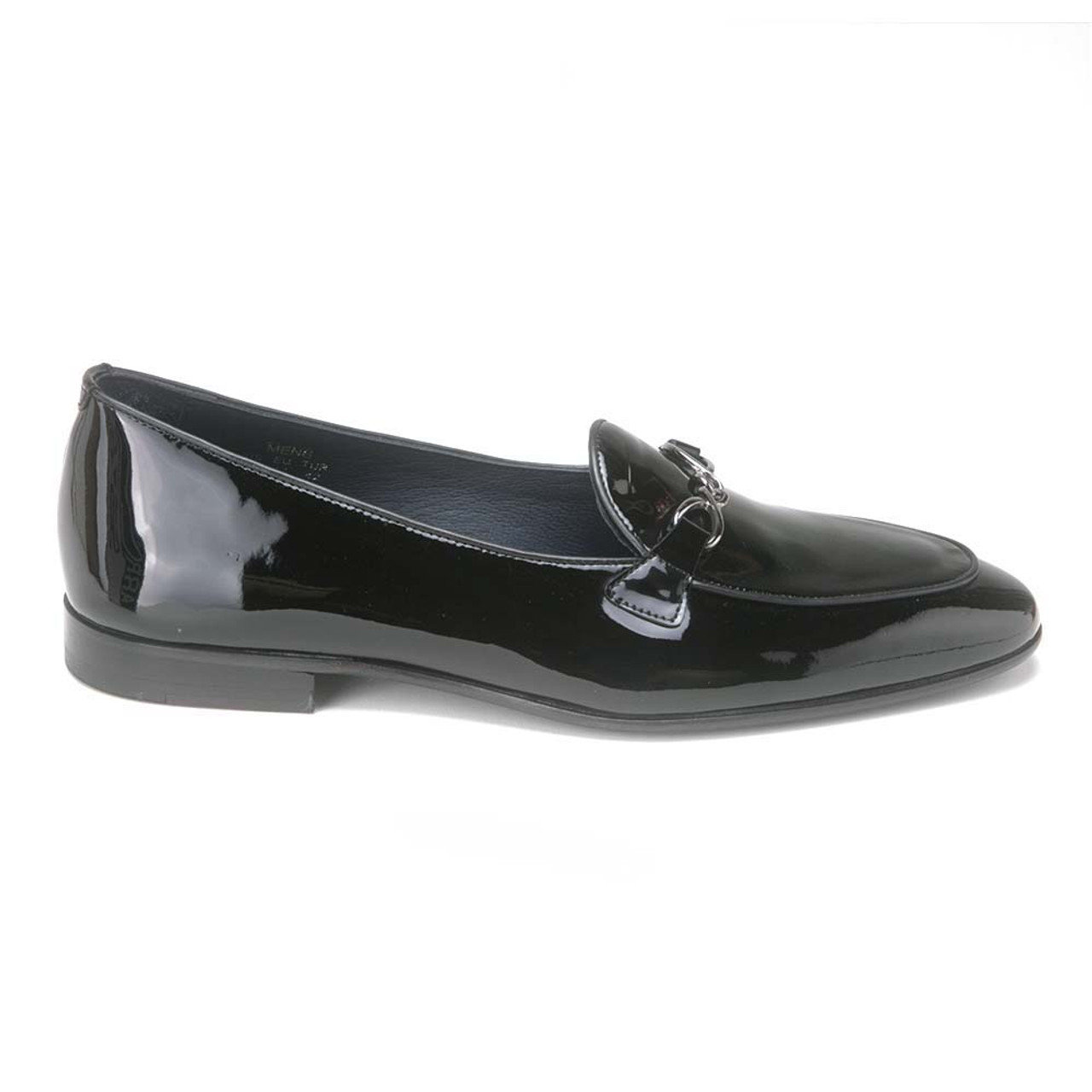 VellaPais Black Patent Leather Mens Loafers