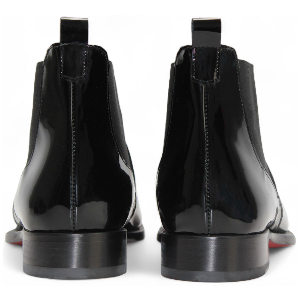 black tulle prom dress Men's Macklin Moc Toe Lace-Up Leather Boots - Black Leather main image 1