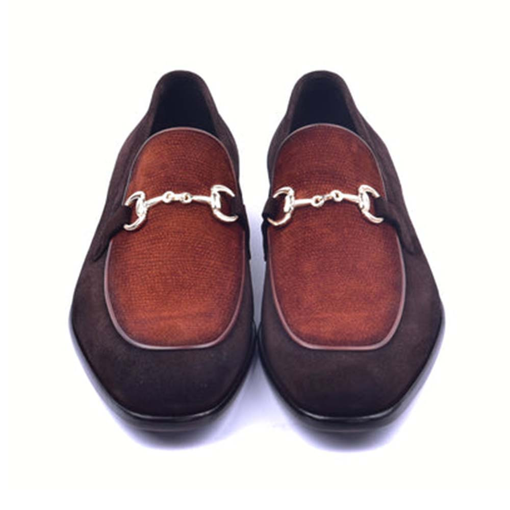 Corrente Brown/Rust Suede Horse Bit 