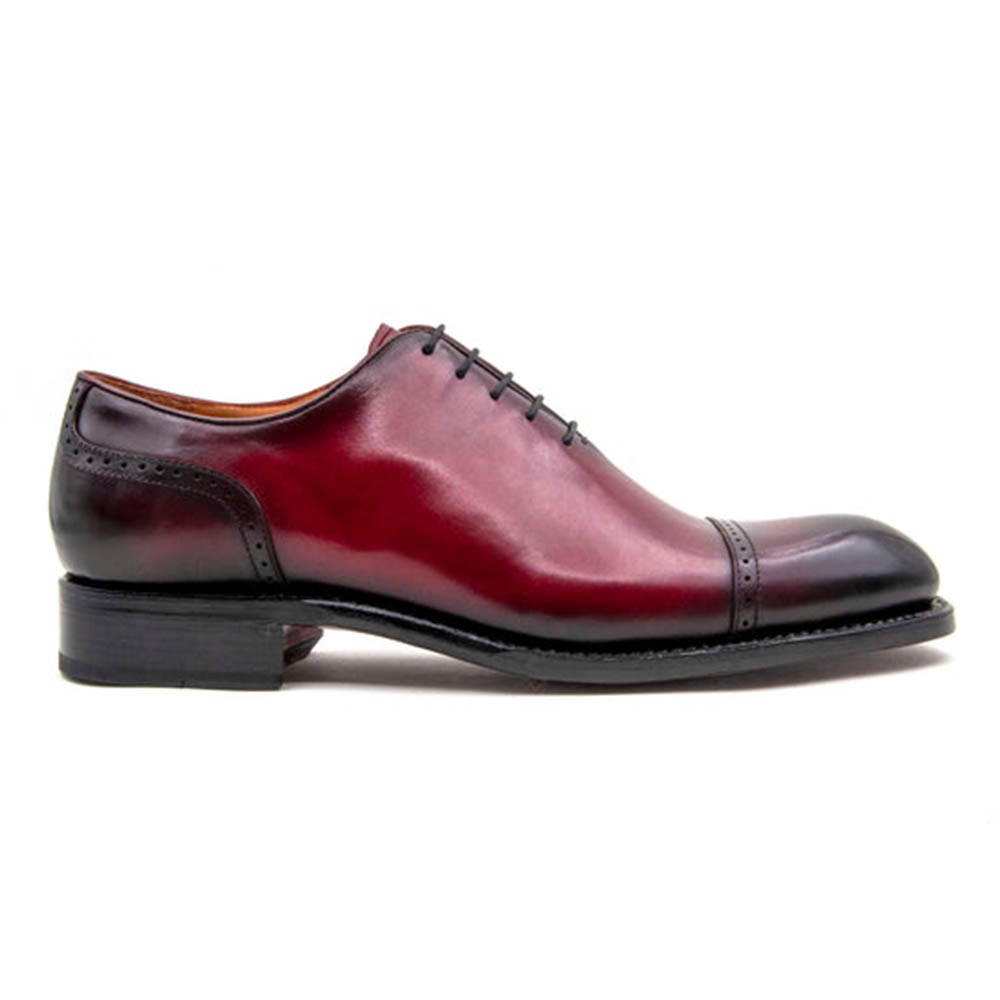 Men's Leather Lining Burgundy Cap Toe main image 1
