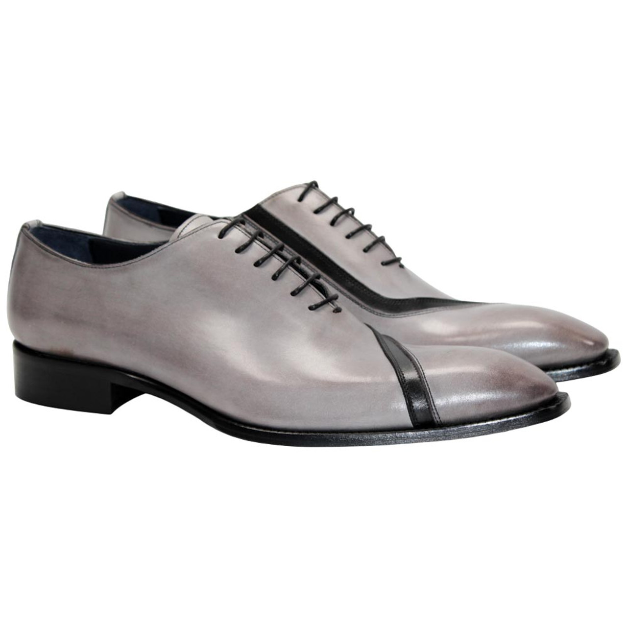 未使用／イタリア／Renzo Morini／EU41／26cm（ART3048） torre-gray-black-2__66332.
