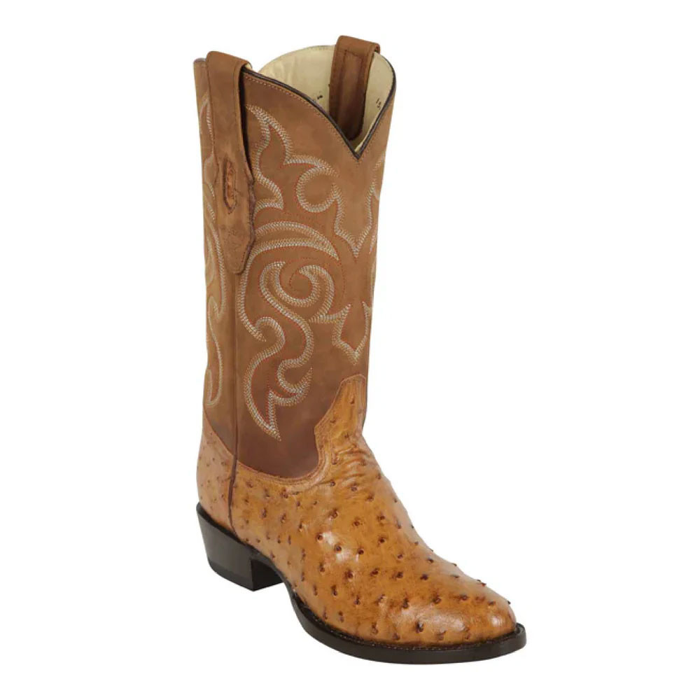 Los Altos HIGH TOP Red Ostrich Boots main image 1
