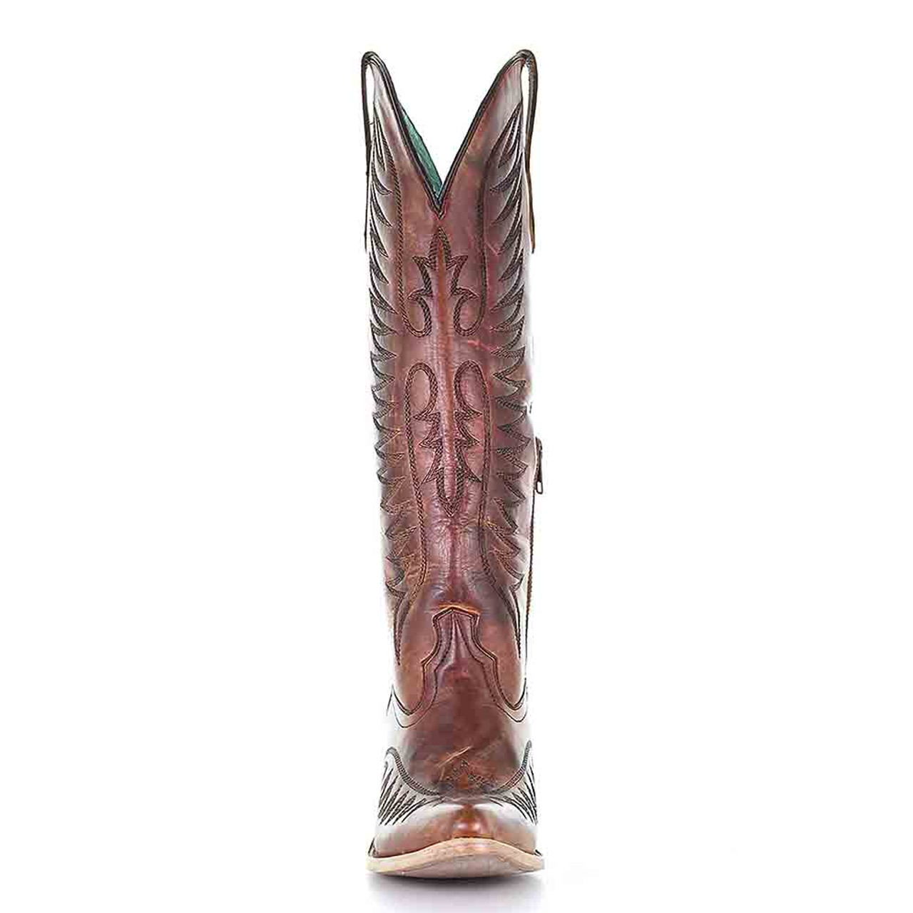 corral women's honey cowhide western boots