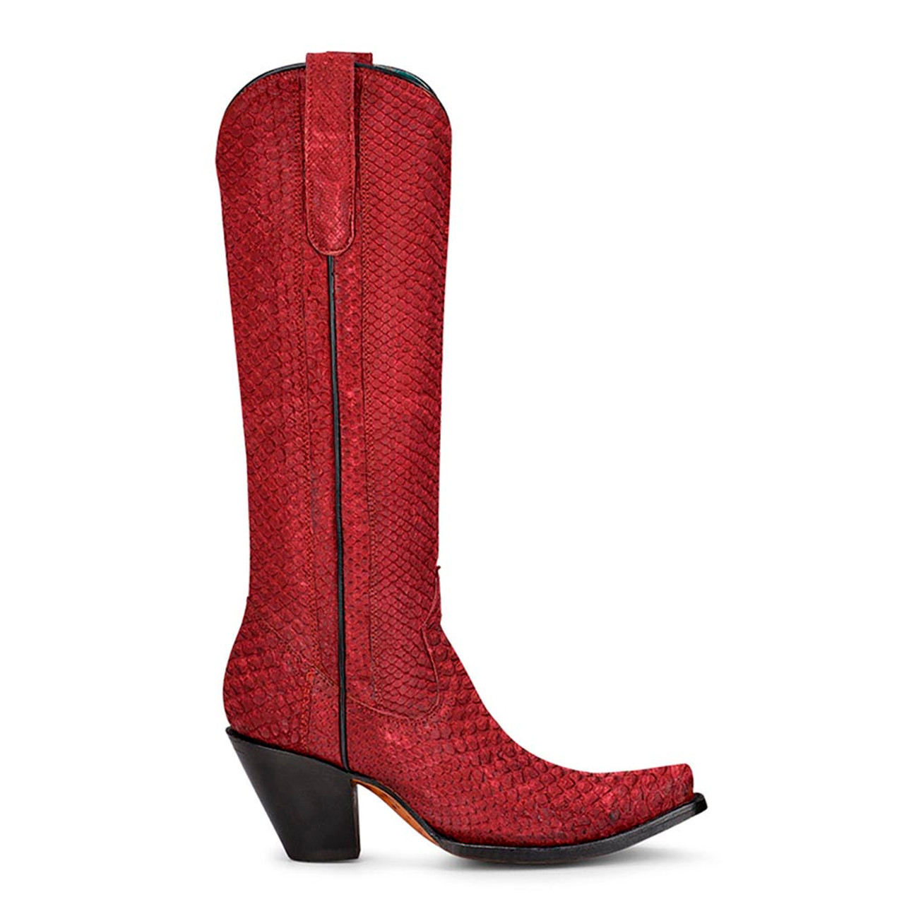 Tall red sales cowboy boots