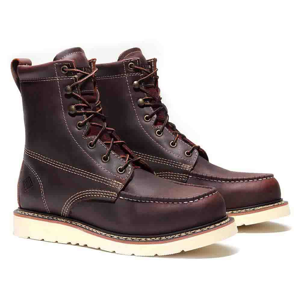 Bonanza Frontier Classic 8-Inch Burgundy Moc Toe Boot display picture 1