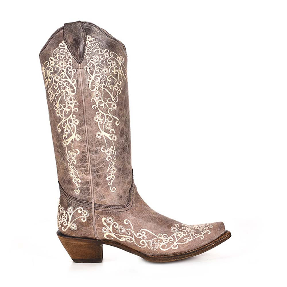 Corral Floral Embroidered Western Boots | Arrowsmith Shoes