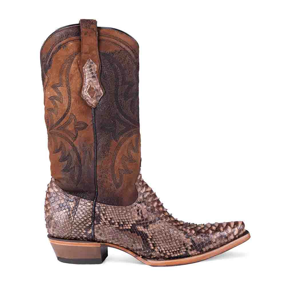 Corral Men's Brown Western Python Boots | Arrowsmith Shoes